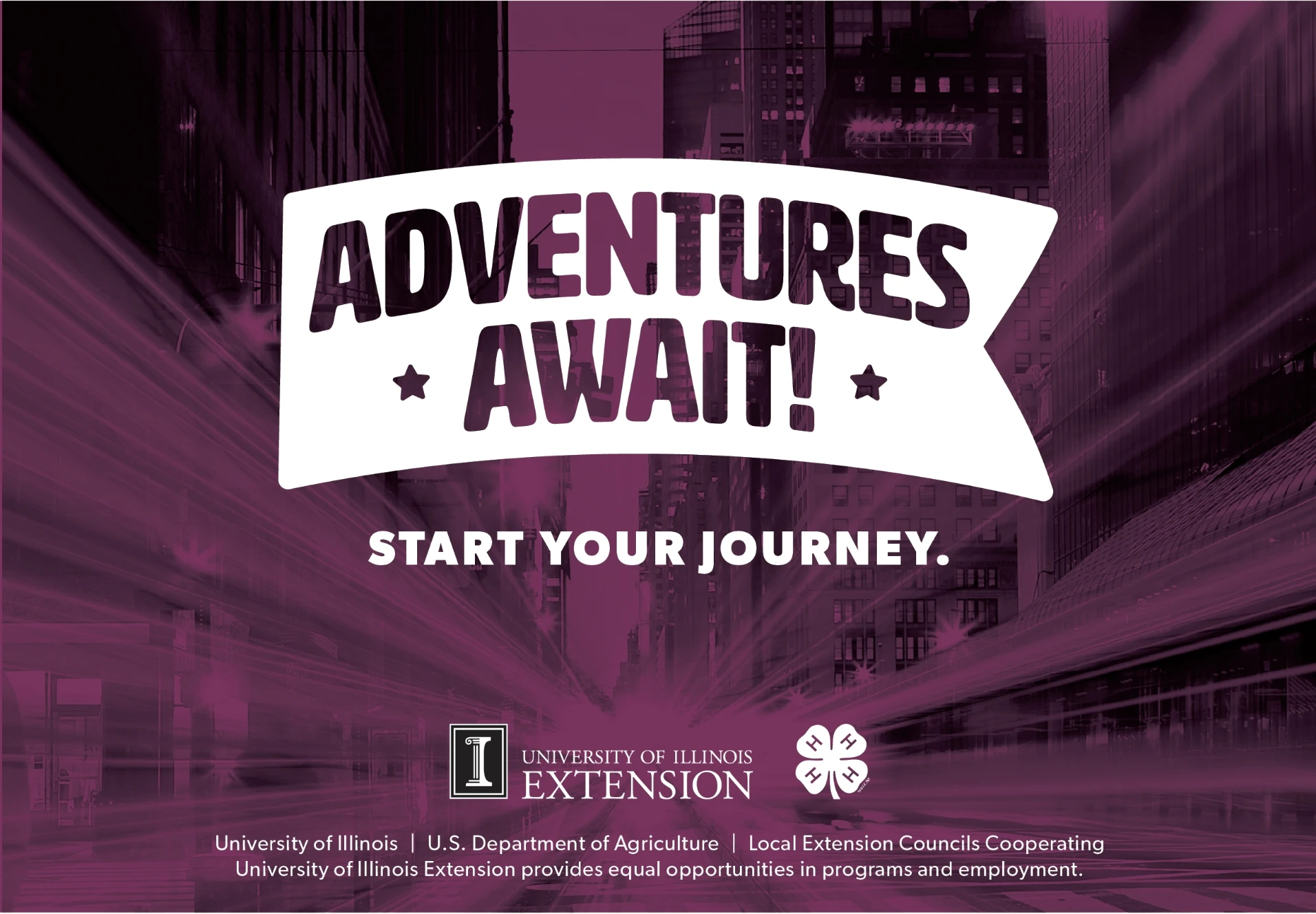 Adventures await start your journey.