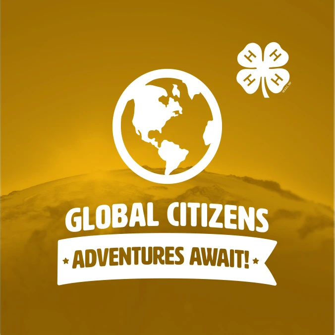 The logo for global citizens adventures await.