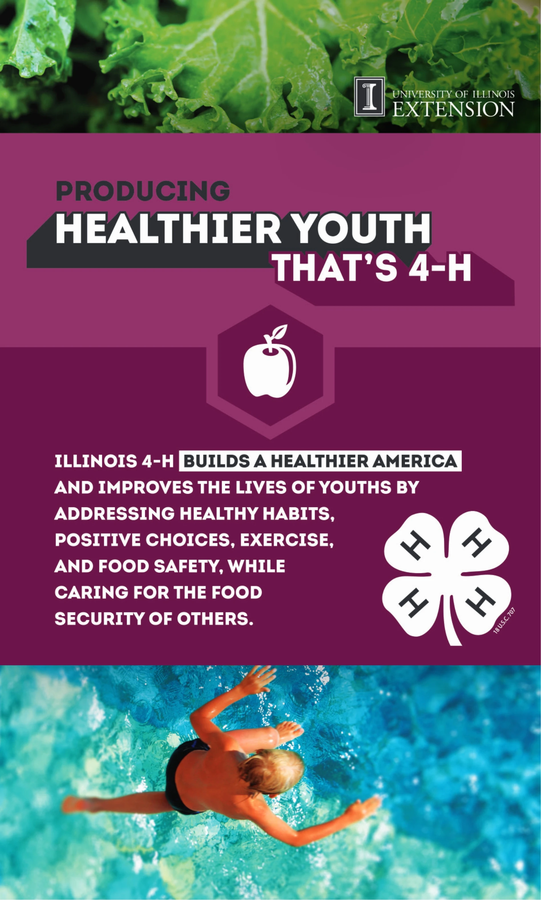 A poster with the words'producer's healthier youth that's 4 h'.