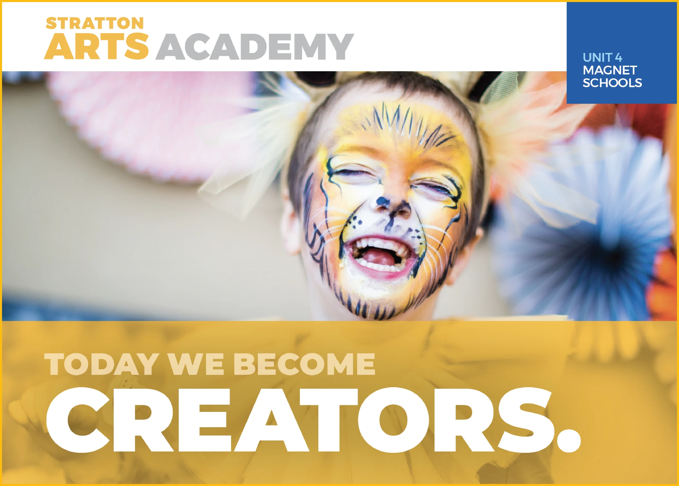 Stratton arts academy today we become creators.