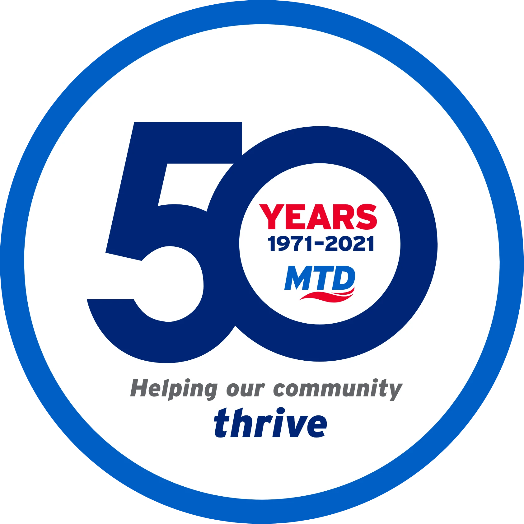 50 years of mtd helping our community thrive.