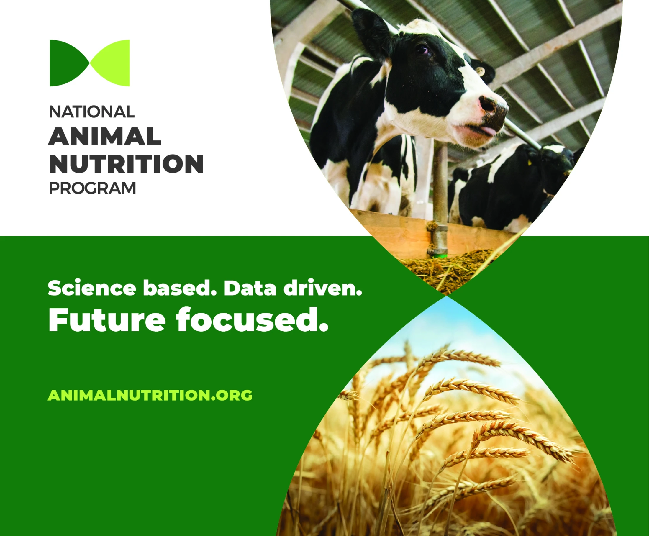 A poster for the national animal nutrition program.
