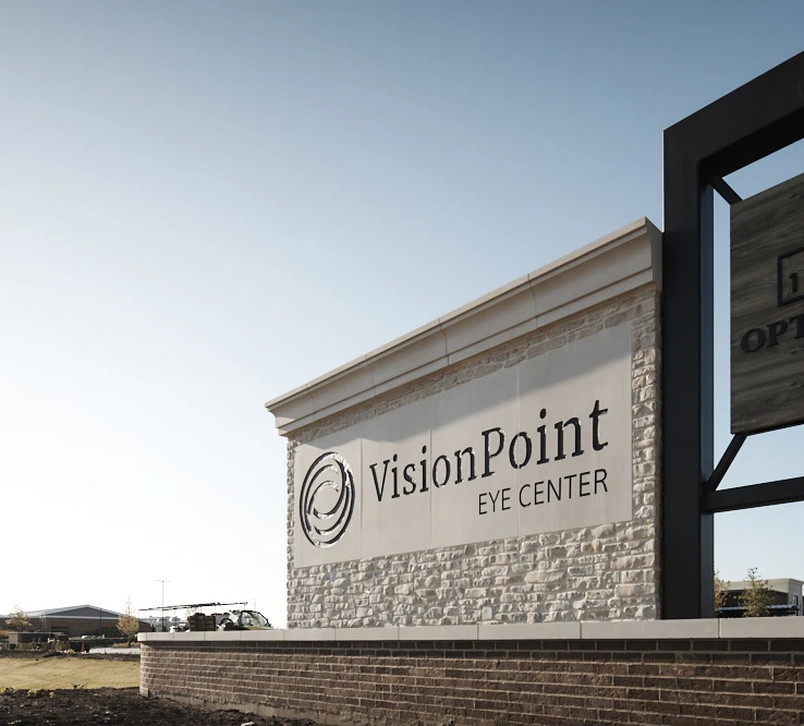 Visionpoint eye center outdoor signage.